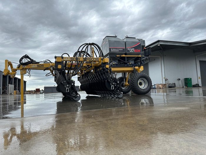 0 SERAFIN ULTISOW NARROW FOLD SINGLE DISC SEEDER NEW YELLOW