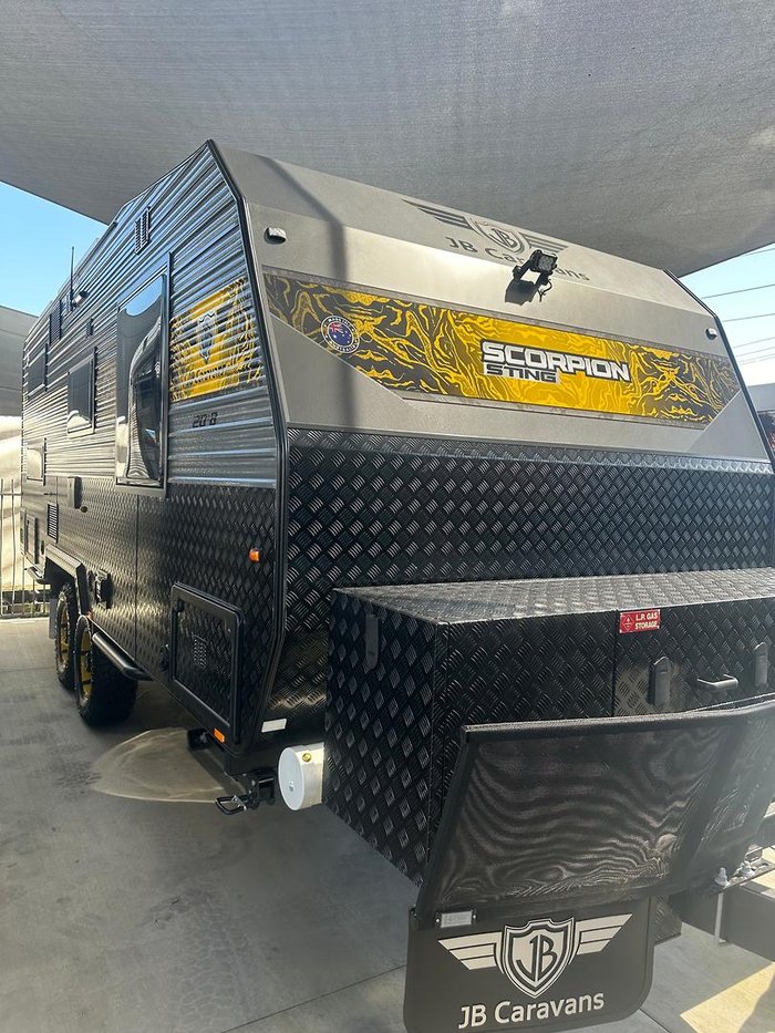 2024 JB Caravans Scorpion Sting 20.8 Rd Family Van Air Bag Susp