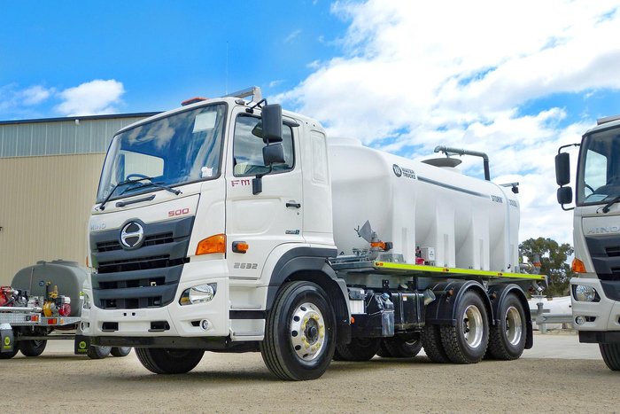 2024 TTi 13,000L Storm Water Truck Hino Fm 2632 White