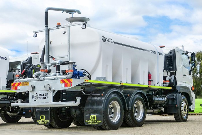 2024 TTi 13,000L Storm Water Truck Hino Fm 2632 White