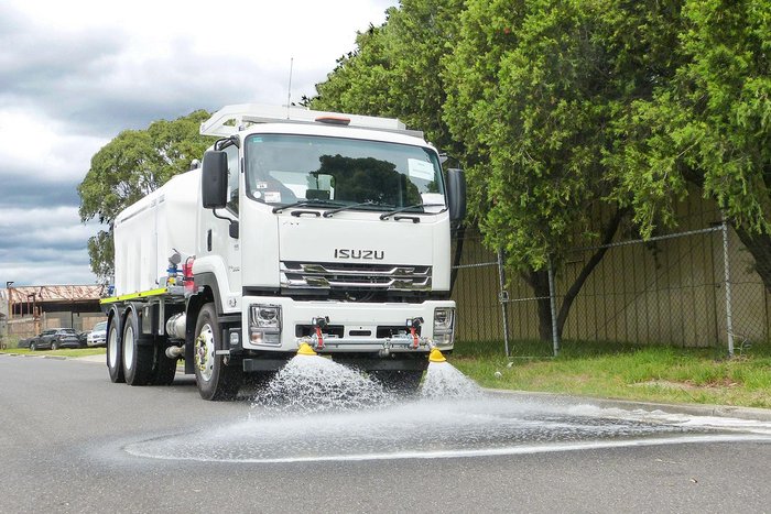 2024 TTi 13,000L Storm Water Truck - Isuzu-Fvz 260-300 White