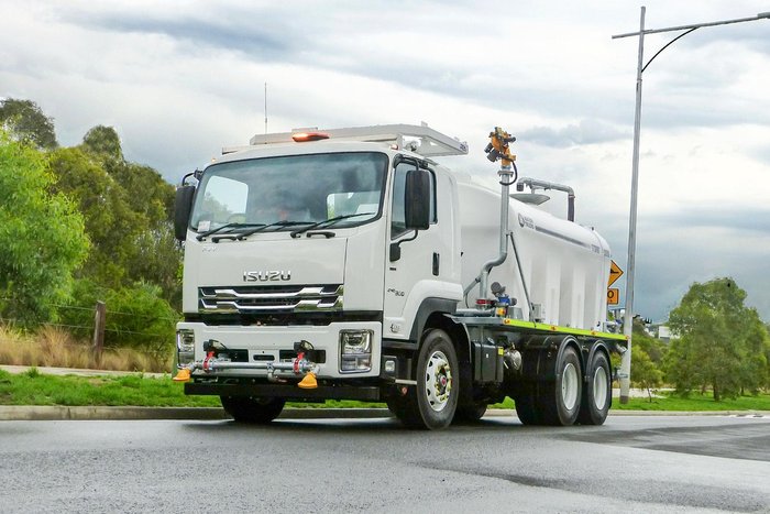 2024 TTi 13,000L Storm Water Truck - Isuzu-Fvz 260-300 White