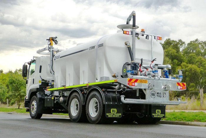 2024 TTi 13,000L Storm Water Truck - Isuzu-Fvz 260-300 White