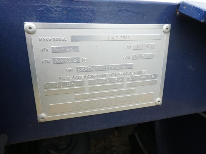 2023 Hold Bros Tri Axle PURPLE