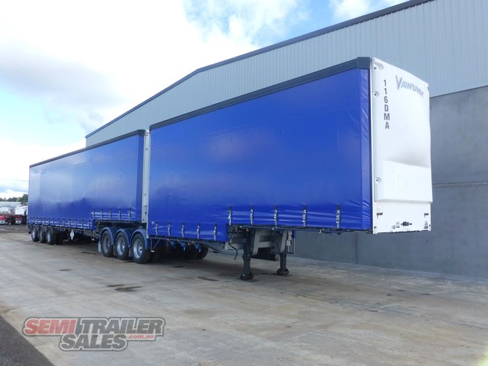 2005 Vawdrey 34 Pallet Dropdeck B Double Set with Mezz