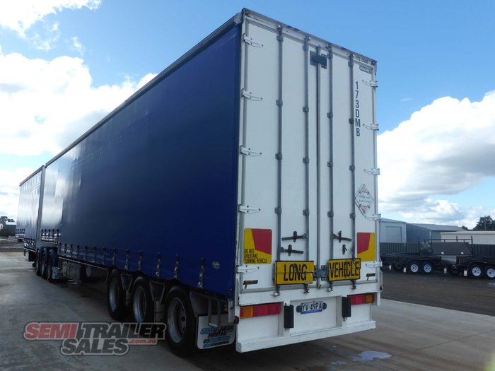 2005 Vawdrey 34 Pallet Dropdeck B Double Set with Mezz