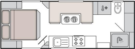 2024 JB Caravans Dirt Road Xtreme 21'6 Rear Door