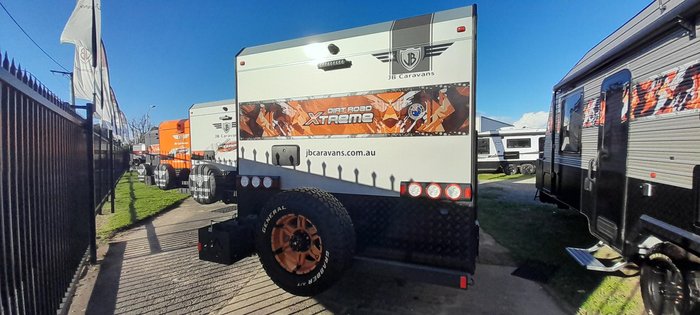 2024 JB Caravans Dirt Road Xtreme 21'6 Rear Door