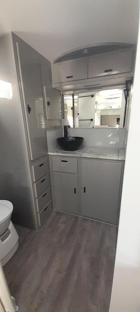 2023 JB Caravans Dirt Road Xtreme 22' Front Door