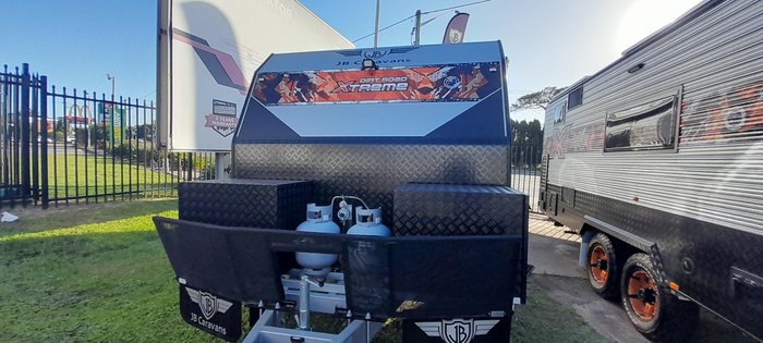 2023 JB Caravans Dirt Road Xtreme 22' Front Door
