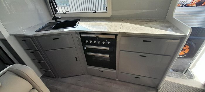 2023 JB Caravans Dirt Road Xtreme 22' Front Door