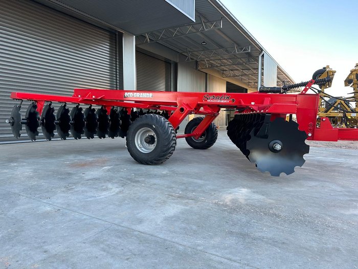0 SERAFIN ECO GRANDE 32+1 PLATE OFFSET DISC NEW RED