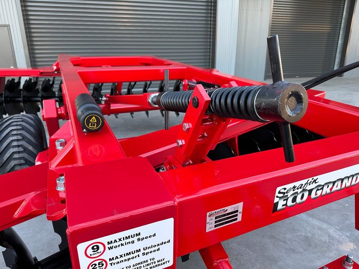 0 SERAFIN ECO GRANDE 32+1 PLATE OFFSET DISC NEW RED