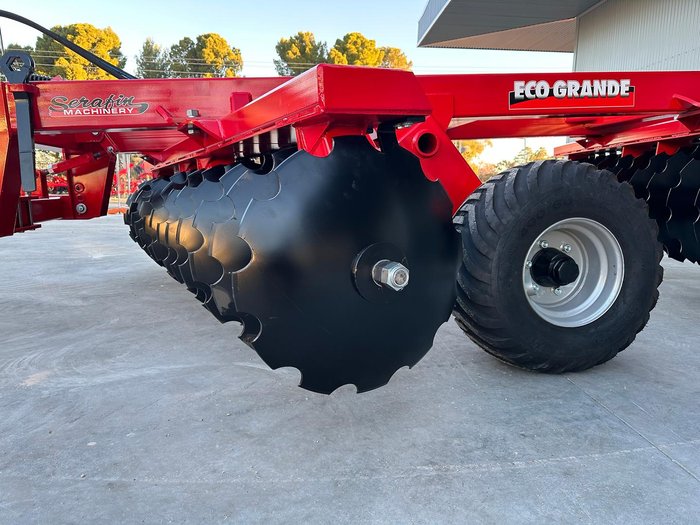 0 SERAFIN ECO GRANDE 32+1 PLATE OFFSET DISC NEW RED