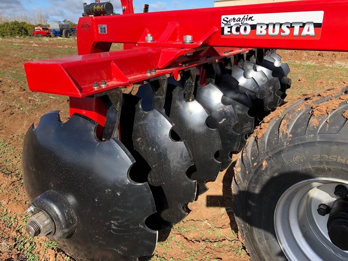 0 SERAFIN ECO BUSTA 28 PLATE OFFSET DISC NEW RED