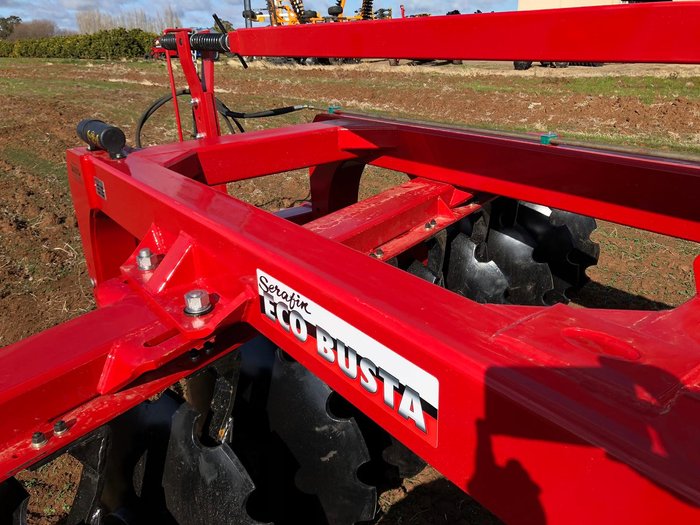 0 SERAFIN ECO BUSTA 28 PLATE OFFSET DISC NEW RED