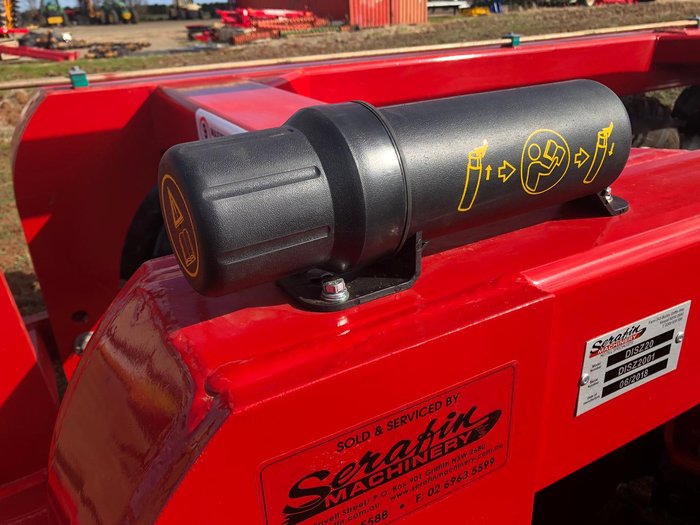 0 SERAFIN ECO BUSTA 28 PLATE OFFSET DISC NEW RED