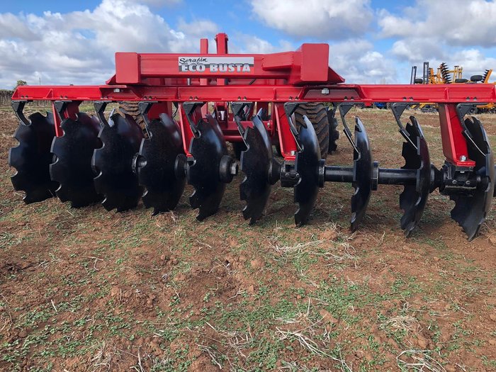 0 SERAFIN ECO BUSTA 28 PLATE OFFSET DISC NEW RED