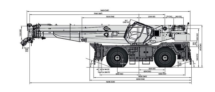 2024 GROVE GRT8100 1 Yellow