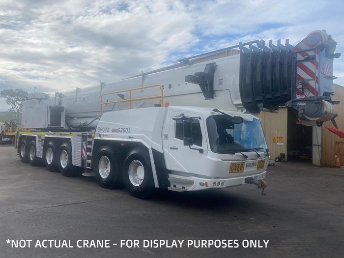 2012 Grove GMK6300L White