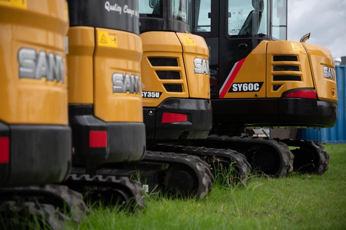 0 Sany Sy80u Yellow