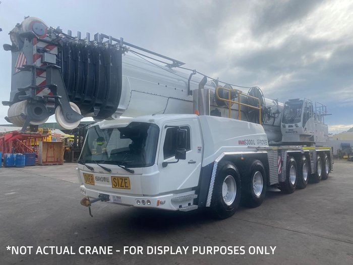 2012 Grove GMK6300L White