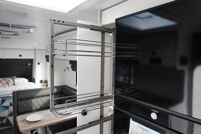 2024 JB Caravans Scorpion Sting Air 21'6 Rear Door