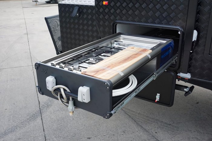 2024 JB Caravans Scorpion Sting Air 21'6 Rear Door