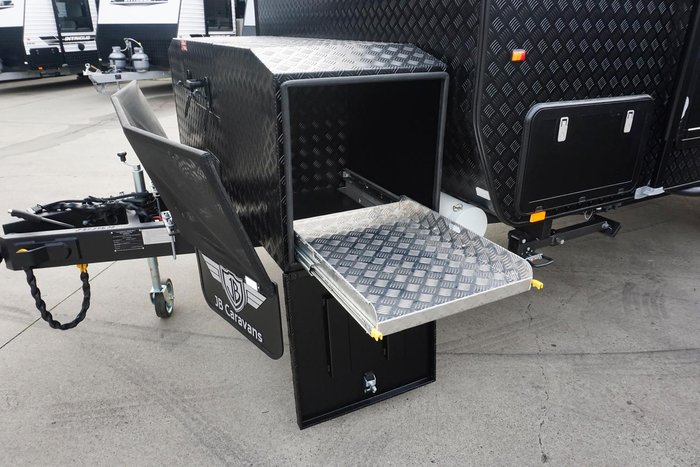 2024 JB Caravans Scorpion Sting Air 21'6 Rear Door