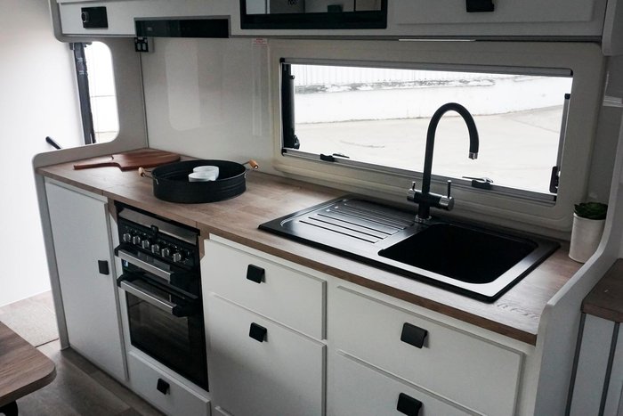 2024 JB Caravans Scorpion Sting Air 21'6 Rear Door