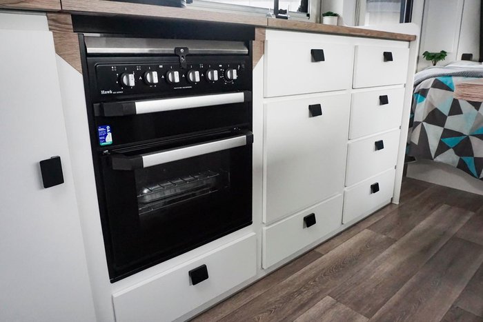 2024 JB Caravans Scorpion Sting Air 21'6 Rear Door