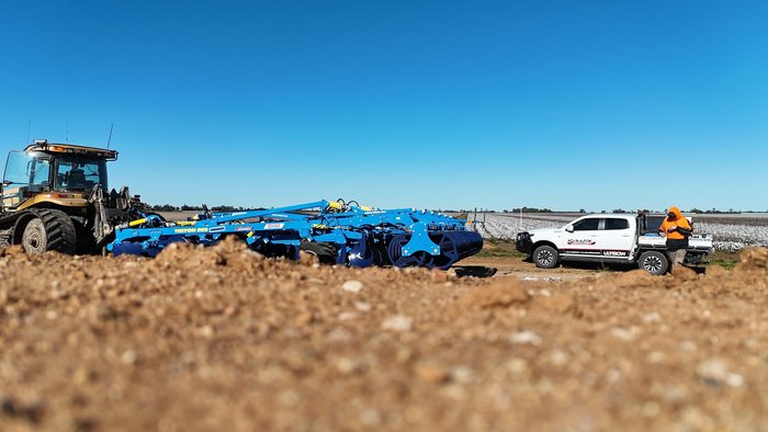 0 Farmet Triton Heavy 660Ps Combined Disc And Tyne Cultivator BLUE