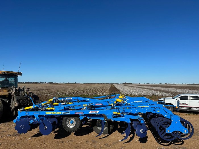 0 FARMET TRITON HEAVY 660PS COMBINED DISC AND TYNE CULTIVATOR BLUE