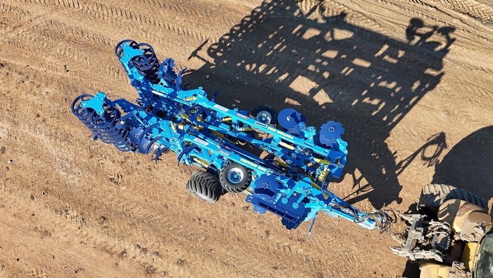 0 FARMET TRITON HEAVY 660PS COMBINED DISC AND TYNE CULTIVATOR BLUE