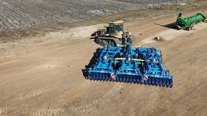 0 FARMET TRITON HEAVY 660PS COMBINED DISC AND TYNE CULTIVATOR BLUE