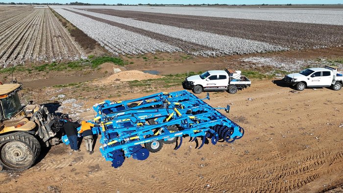0 Farmet Triton Heavy 660Ps Combined Disc And Tyne Cultivator BLUE