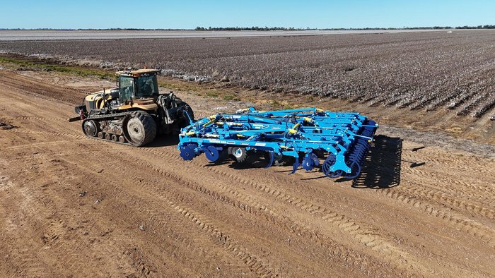 0 FARMET TRITON HEAVY 660PS COMBINED DISC AND TYNE CULTIVATOR BLUE