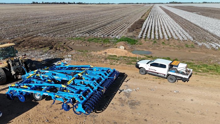 0 Farmet Triton Heavy 660Ps Combined Disc And Tyne Cultivator BLUE