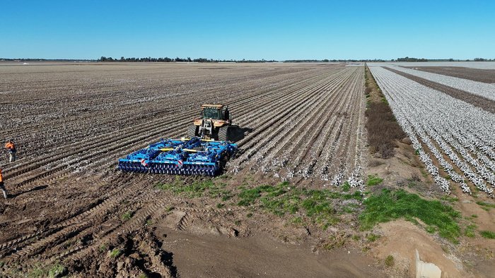 0 Farmet Triton Heavy 660Ps Combined Disc And Tyne Cultivator BLUE