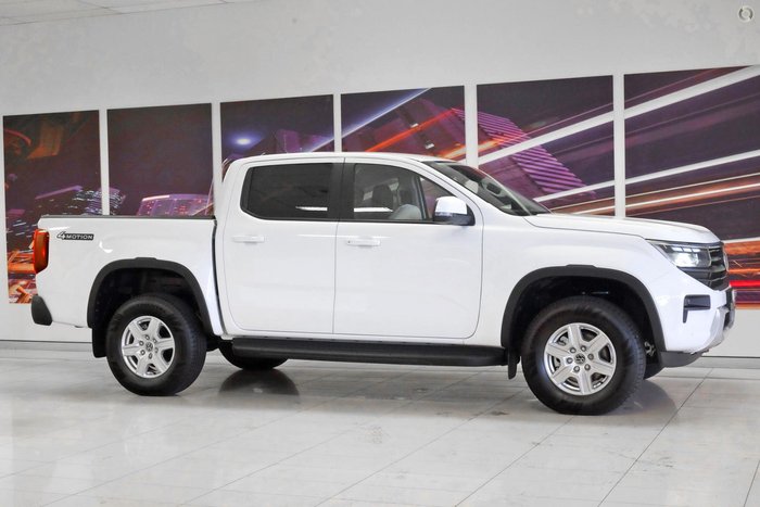 2024 Volkswagen Amarok TDI500 Life NF MY23 4X4 Dual Range Clear White