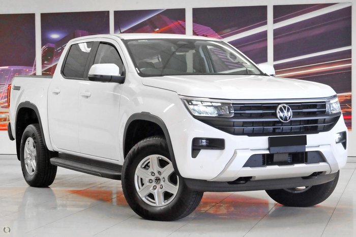 2024 Volkswagen Amarok TDI500 Life NF MY23 4X4 Dual Range Clear White