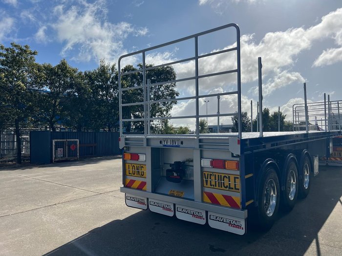 2025 Beavertail 30 Ft Tri Axle Flat Top Trailer