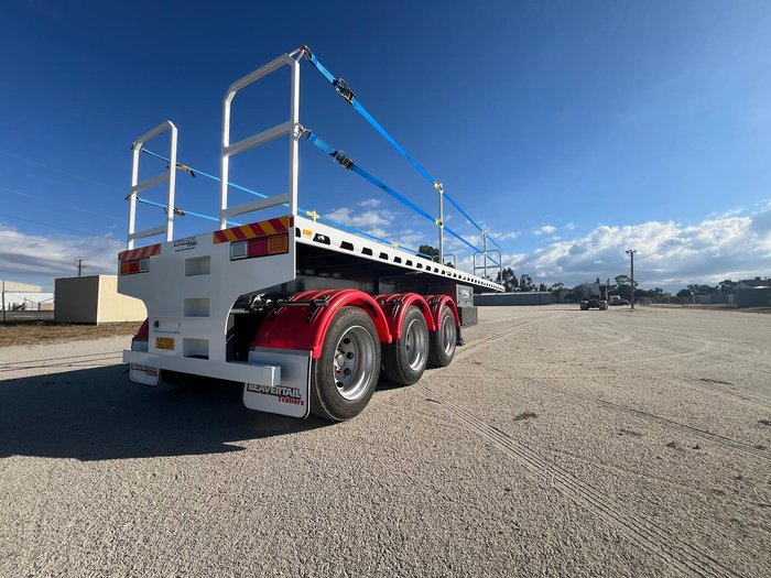 2025 Beavertail 30 Ft Tri Axle Flat Top Trailer