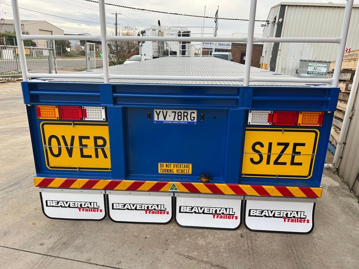 2025 Beavertail 30 Ft Tri Axle Flat Top Trailer