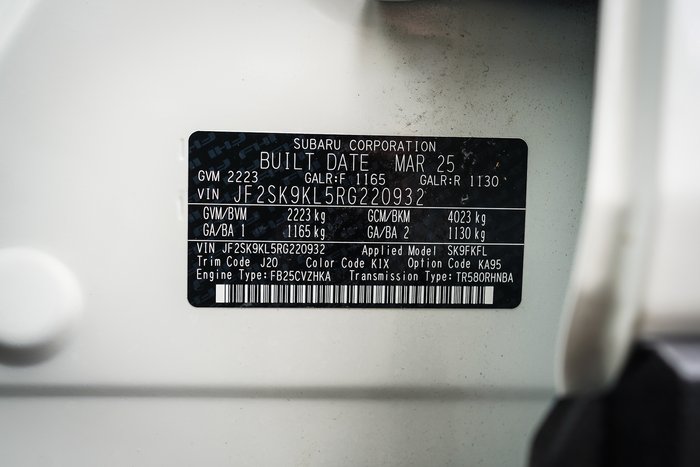 2025 Subaru FORESTER