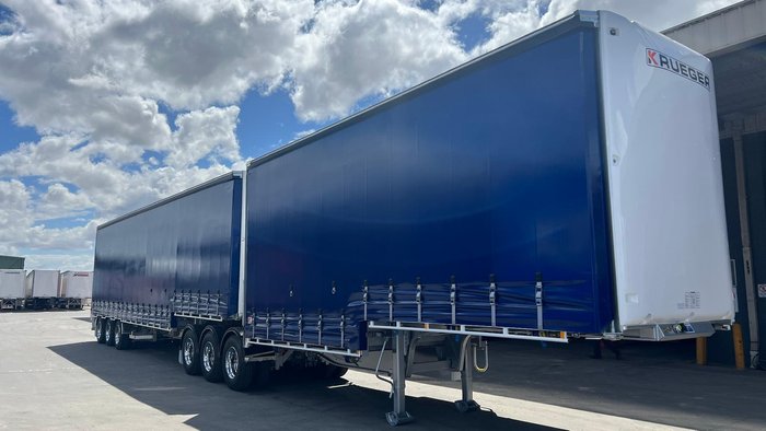 2025 Krueger 34P Drop Deck Mezzanine B Double Blue