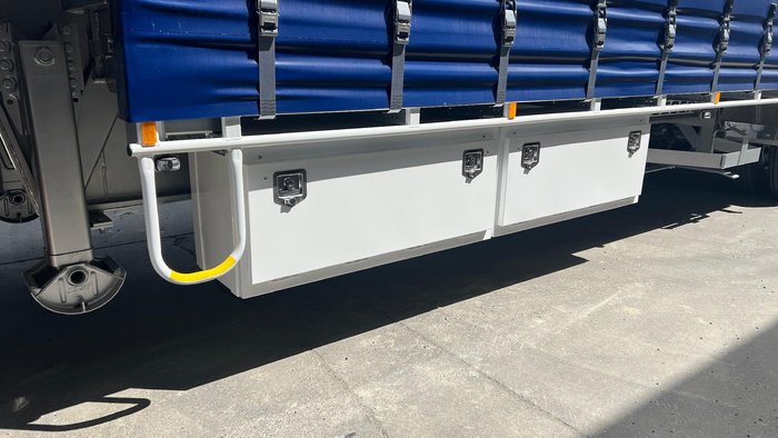 2025 Krueger 34P Drop Deck Mezzanine B Double Blue