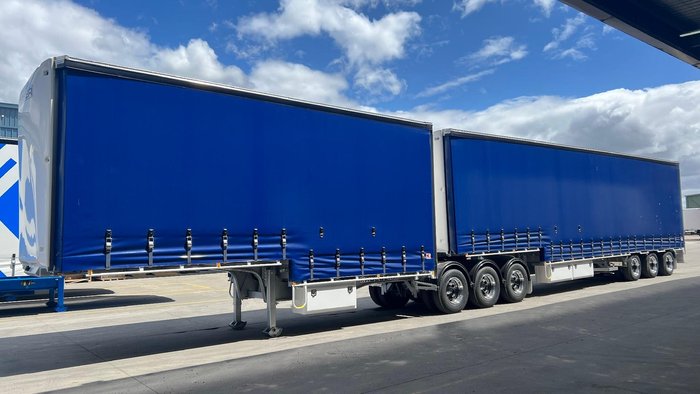2025 Krueger 34P Drop Deck Mezzanine B Double Blue