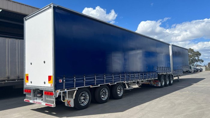 2026 Krueger 34P Drop Deck Mezzanine B Double Combination Blue