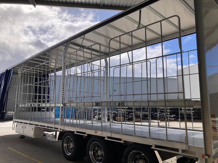 2026 Krueger 34P Drop Deck Mezzanine B Double Combination Blue